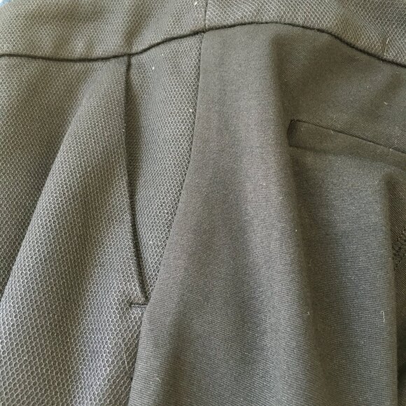 TRINA TURK Black Mixed Fabric Zip Ankle Dress Pant - Picture 7 of 12